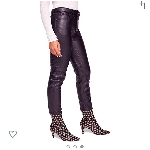Free people faux leather pants - Picture 3 of 3